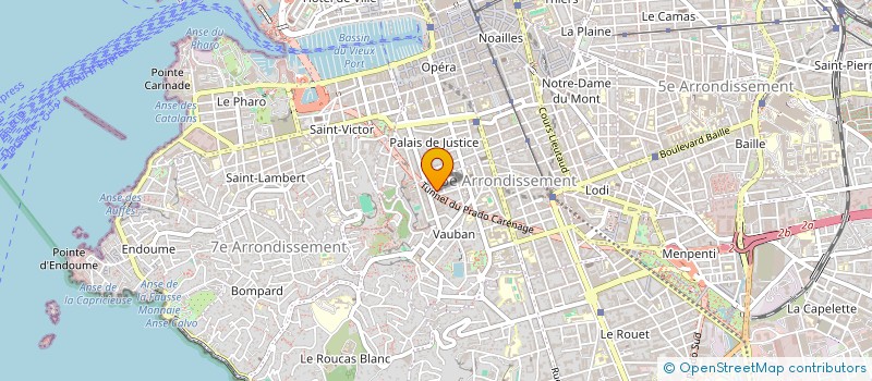 localisation de l'entreprise MADAME CINDY ULRICH  MARSEILLE