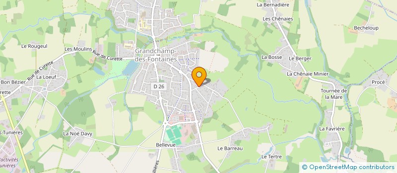localisation de l'entreprise MADAME CINDY VALIN à GRANDCHAMP-DES-FONTAINES