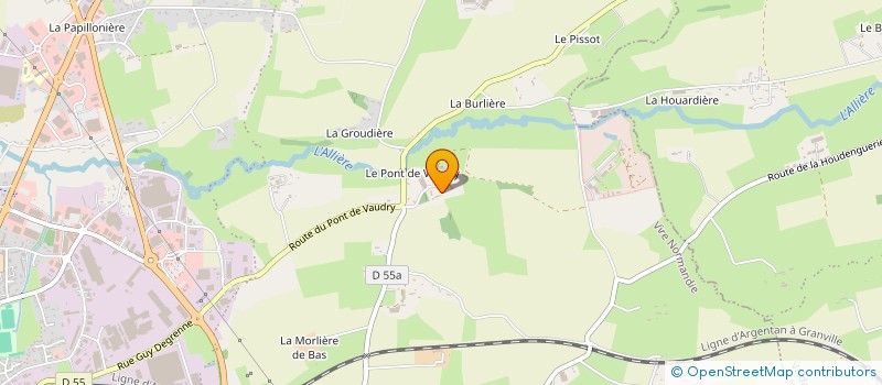 localisation de l'entreprise MADAME CINDY VAN BEEN  VIRE-NORMANDIE