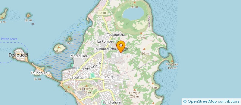 localisation de l'entreprise MADAME CINDY VAN DER PIJL  DZAOUDZI