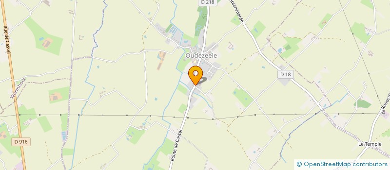 localisation de l'entreprise MADAME CINDY VAN DER STRAETEN à OUDEZEELE