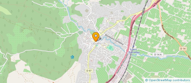 localisation de l'entreprise MADAME CINDY VAN LATENSTEIN  CUERS