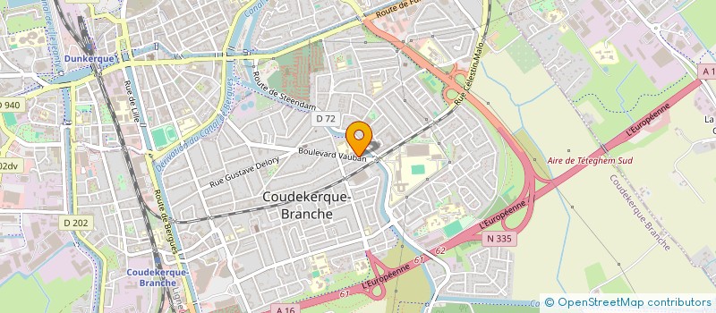 localisation de l'entreprise MADAME CINDY VAUBANT  COUDEKERQUE-BRANCHE