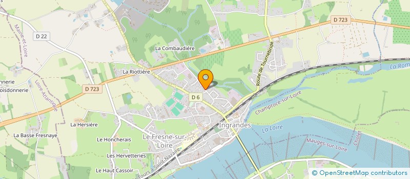 localisation de l'entreprise MADAME CINDY VAUVERT  INGRANDES-LE-FRESNE-SUR-LOIRE