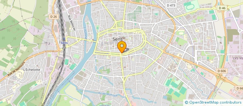localisation de l'entreprise MADAME CINDY VEILLIAT à SENS