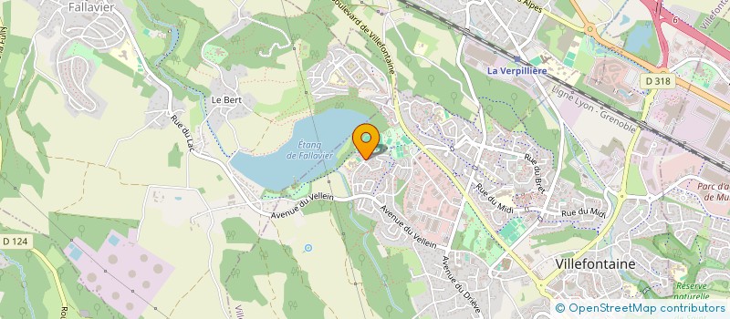 localisation de l'entreprise MADAME CINDY VERCHERE  VILLEFONTAINE