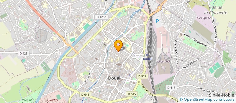 localisation de l'entreprise MADAME CINDY VERHAEGHE à DOUAI
