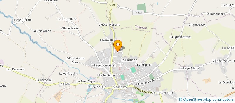 localisation de l'entreprise MADAME CINDY VERON à MARIGNY-LE-LOZON