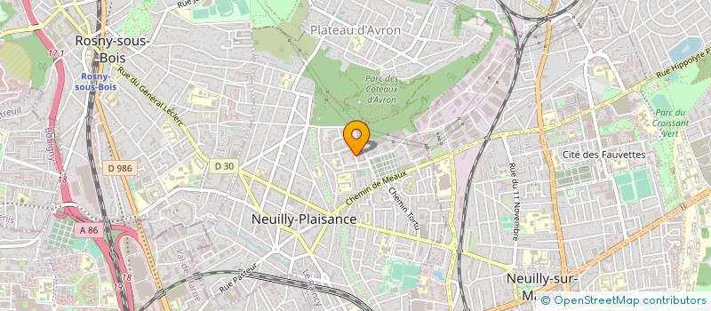 localisation de l'entreprise MADAME CINDY VERRIEN à NEUILLY-PLAISANCE