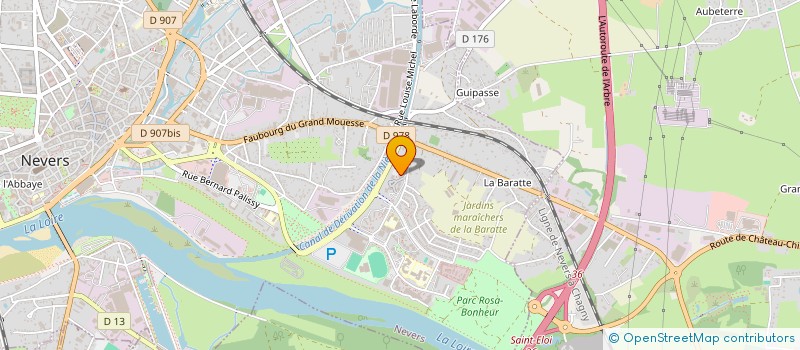 localisation de l'entreprise MADAME CINDY VIGREUX à NEVERS