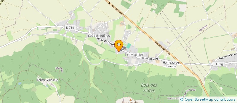 localisation de l'entreprise MADAME CINDY VILLEGAS  MOTTIER