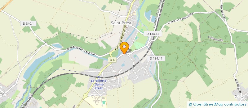 localisation de l'entreprise MADAME CINDY VINCELOT à SAINT-PREST
