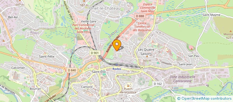 localisation de l'entreprise MADAME CINDY VINCENT-BEAUME  ONET-LE-CHATEAU