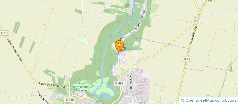 localisation de l'entreprise MADAME CINDY VITIS  LE MEREVILLOIS