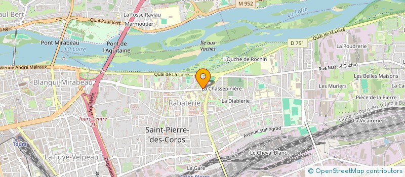 localisation de l'entreprise MADAME CINDY WIBAUT  SAINT-PIERRE-DES-CORPS