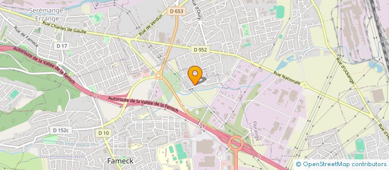 localisation de l'entreprise MADAME CINDY WINCKEL  FAMECK