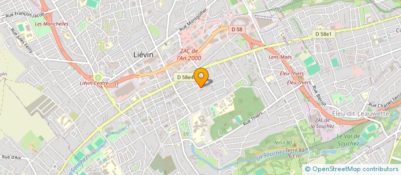 localisation de l'entreprise MADAME CINDY WINTERSTEIN  LIEVIN