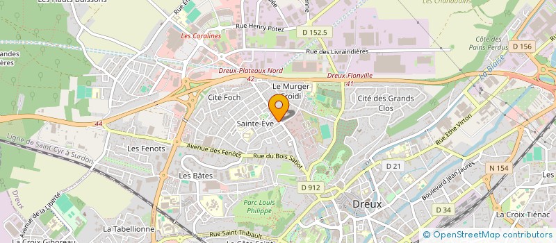 localisation de l'entreprise MADAME CINDY YANSENS à DREUX