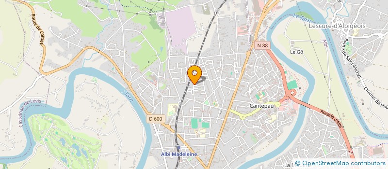 localisation de l'entreprise MADAME CINIRA CARVALHO CLERIGO à ALBI