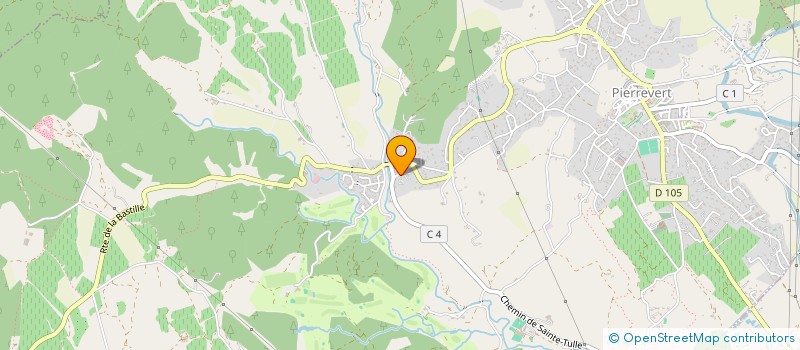 localisation de l'entreprise MADAME CINTHIA AOUST  PIERREVERT