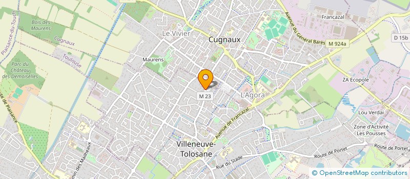 localisation de l'entreprise MADAME CINTHIA ARISPE FERREL à VILLENEUVE-TOLOSANE
