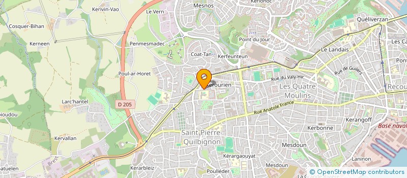 localisation de l'entreprise MADAME CINTHIA BAEZA RAGO à PLOUGONVELIN