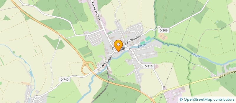 localisation de l'entreprise MADAME CINTHIA KRIEGER  DRULINGEN