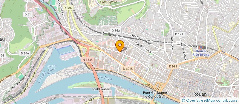 localisation de l'entreprise MADAME CINTHIA LEBLEU  ROUEN