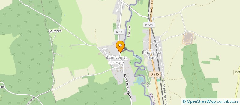 localisation de l'entreprise MADAME CINTHIA LUPOLI  BAZINCOURT-SUR-EPTE