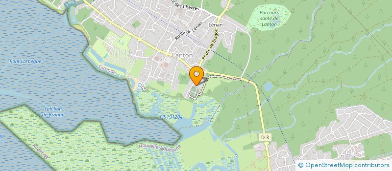 localisation de l'entreprise MADAME CINTHIA PUPIN  LANTON