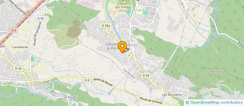 localisation de l'entreprise MADAME CINTHIA SASSETTI à GARDANNE