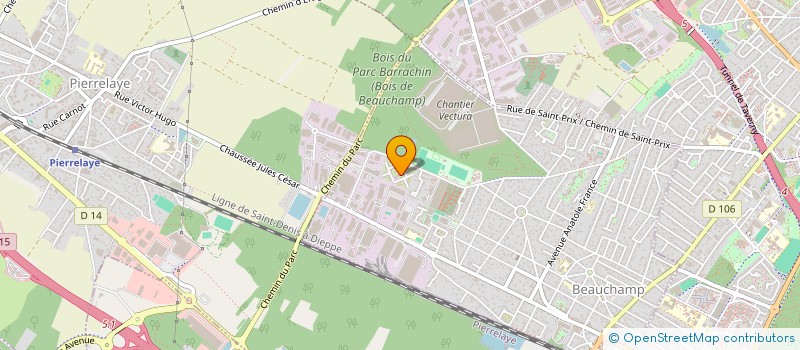 localisation de l'entreprise MADAME CINTHIA TREHIN  EAUBONNE