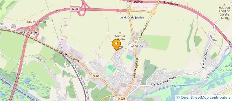 localisation de l'entreprise MADAME CINTHIA VAUCHEL à ABBEVILLE