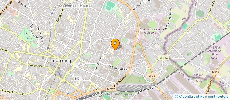 localisation de l'entreprise MADAME CINTHYA MEHUYS à TOURCOING