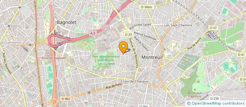 localisation de l'entreprise MADAME CINTHYA PLACIDO LARRAZABAL à MONTREUIL