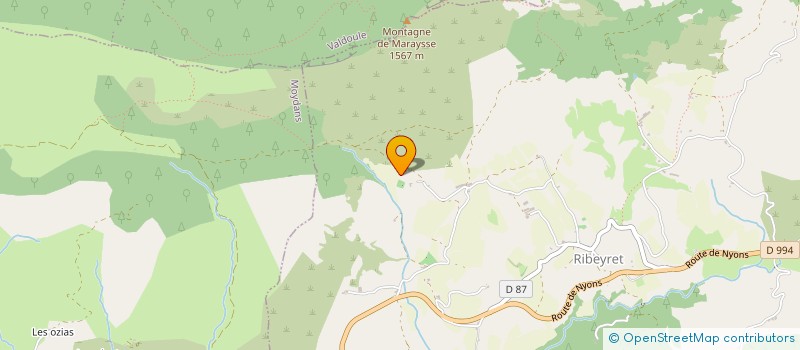 localisation de l'entreprise MADAME CINTHYA TABERI  RIBEYRET