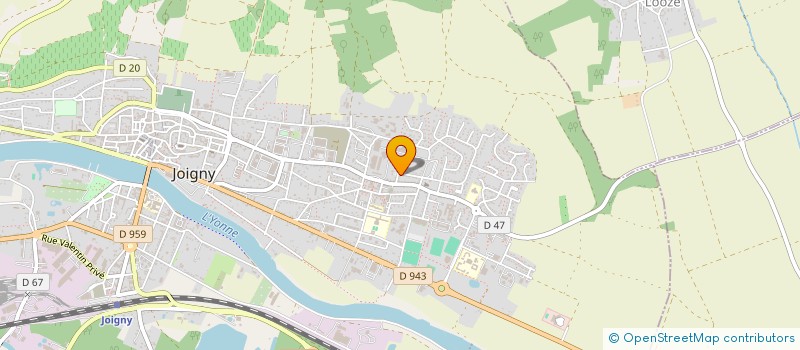 localisation de l'entreprise MADAME CINTIA LAJTOS  JOIGNY