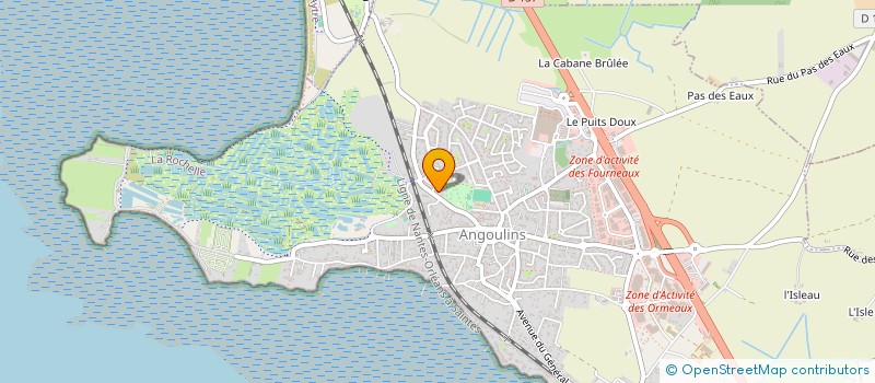 localisation de l'entreprise MADAME CINTIA RIBEIRO ALVES  ANGOULINS