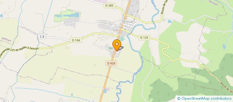 localisation de l'entreprise MADAME CINZIA RIZZO  SEISSAN