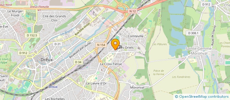 localisation de l'entreprise MADAME CIRA THIAM  DREUX