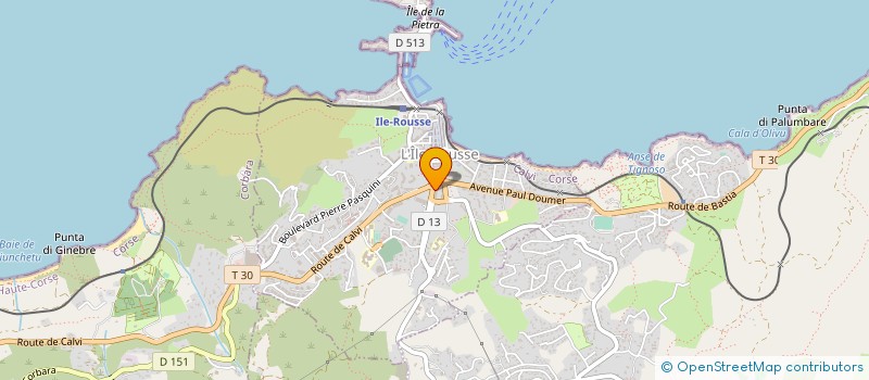 localisation de l'entreprise MADAME CIRILLO DELOGU à L'ILE-ROUSSE