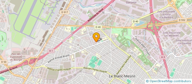 localisation de l'entreprise MADAME CIRINE MAIZ  LE BLANC-MESNIL