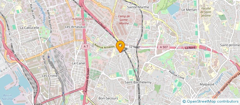 localisation de l'entreprise MADAME CIRINE RAHMOUNI  MARSEILLE 14EME