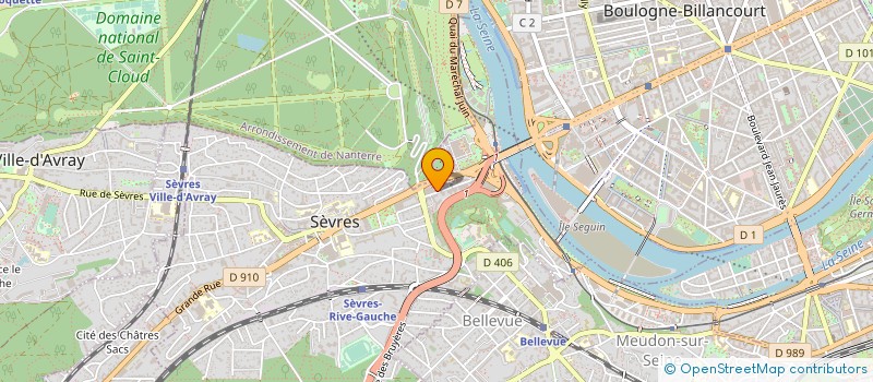localisation de l'entreprise MADAME CISSE DIABIRA à SEVRES