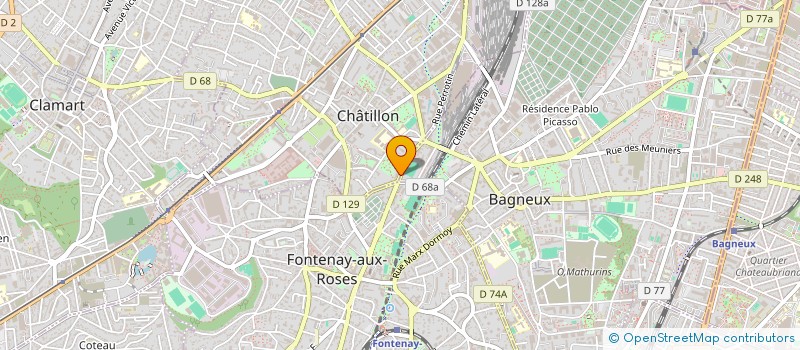 localisation de l'entreprise MADAME CISSE DIETLIN à CHATILLON