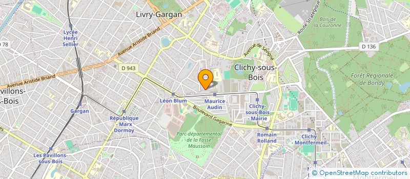 localisation de l'entreprise MADAME CISSE SISSOKO à CLICHY-SOUS-BOIS