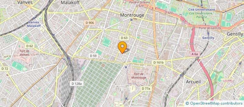 localisation de l'entreprise MADAME CITLALI SOULOUMIAC à MONTROUGE