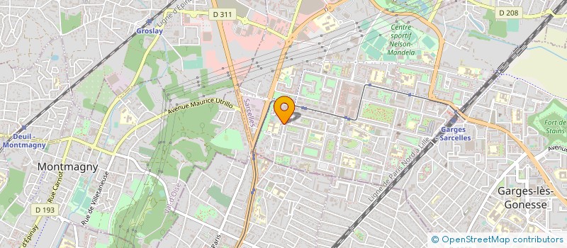 localisation de l'entreprise MADAME CIVIS HACHELEY  SARCELLES