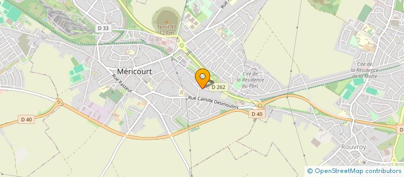 localisation de l'entreprise MADAME CLAIR STURMEY  MERICOURT