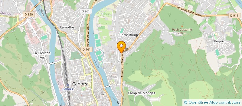 localisation de l'entreprise MADAME CLAIRE ABERLENC  CAHORS